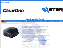 Tablet Screenshot of clearone.starin.biz