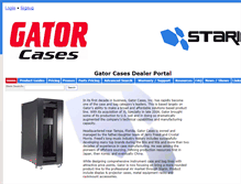 Tablet Screenshot of gatorcases.starin.biz