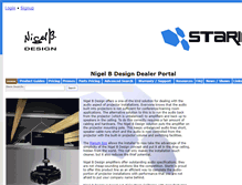 Tablet Screenshot of nigelbdesign.starin.biz