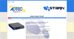 Desktop Screenshot of adtec.starin.biz